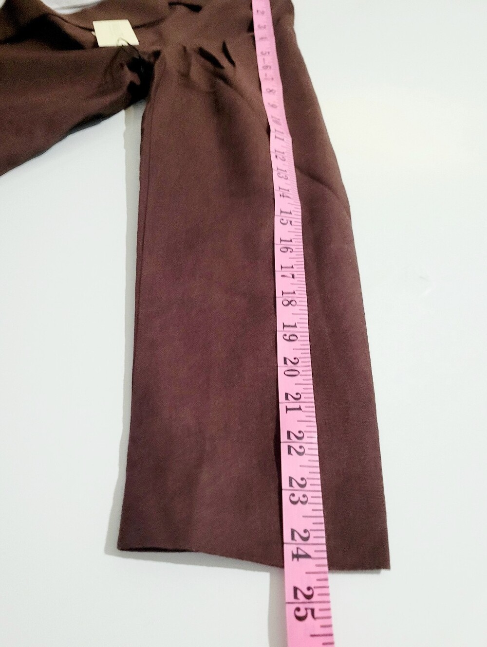 NEW Rachel Zoe Linen Blend Cropped Blazer Jacket Brown Women's Large Large NWT - Picture 12 of 12